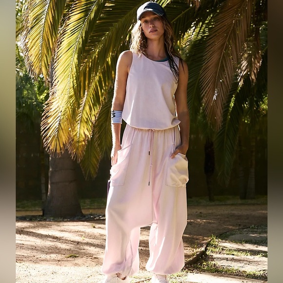 FP Movement by Free People Pants - Free People Movement Scrimmage Onesie Faded Mauve XS S